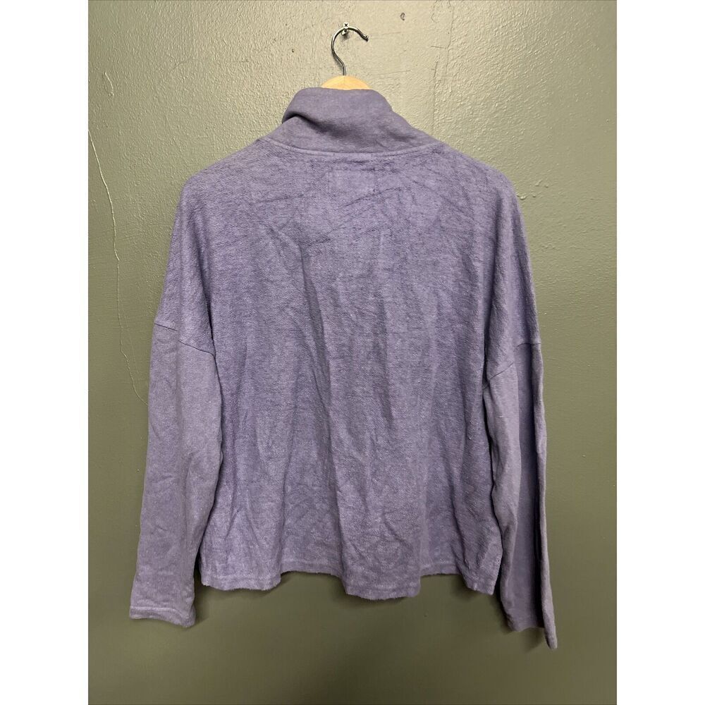 REI Co-op Sweatshirt Womens Large Purple Hemp Blend Pullover Outdoors Ladies Top - Picture 4 of 4